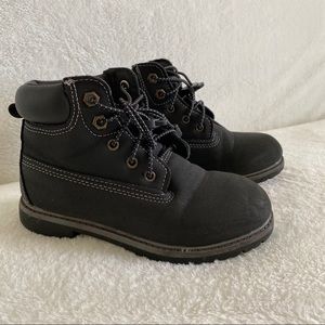 Wonder Nation Black Ankle Boots Youth 1